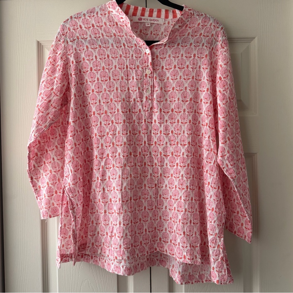Ro’s Garden Blouse Size Medium Tuckernuck